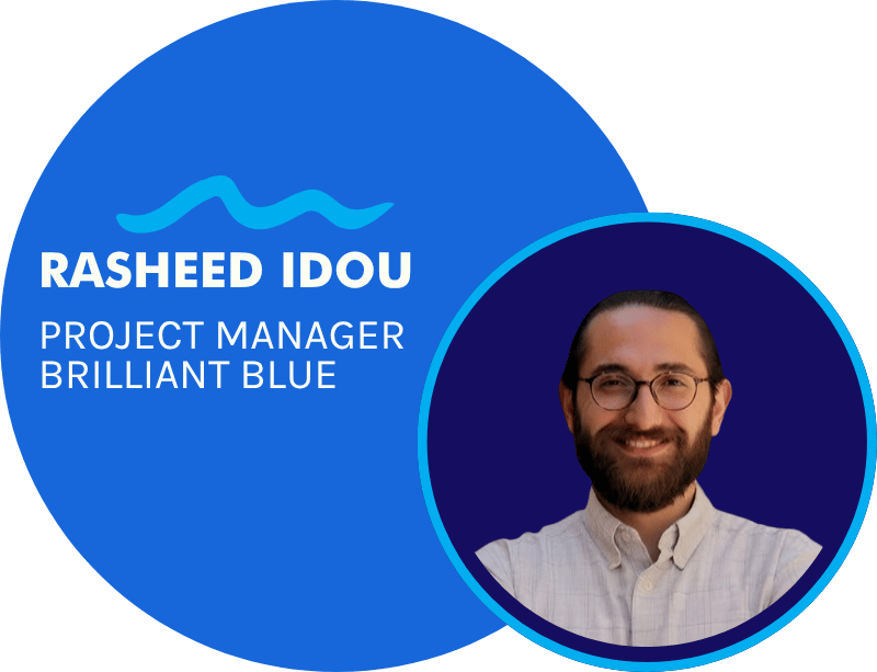 Picture of Rasheed Idou, Project Manager of Brilliant Blue